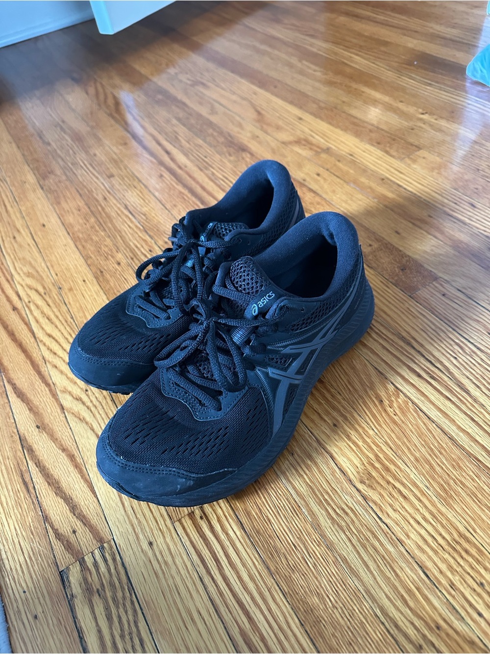 ASICS Women's Black Athletic Sneakers